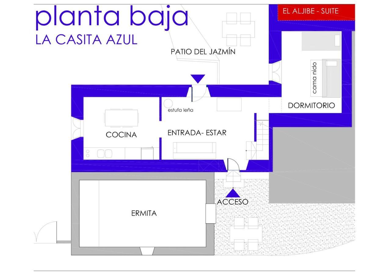 Villa La Casita Azul - Casa Tipica Andaluza Albunol Exterior foto